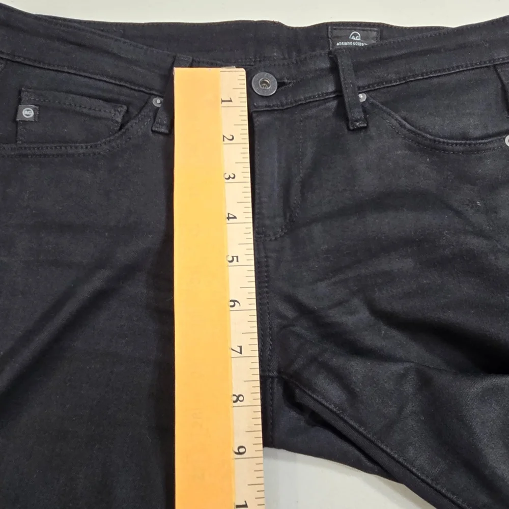 AG Adriano Goldschmied The Farrah Skinny Ankle High Rise Black Casual Size 25